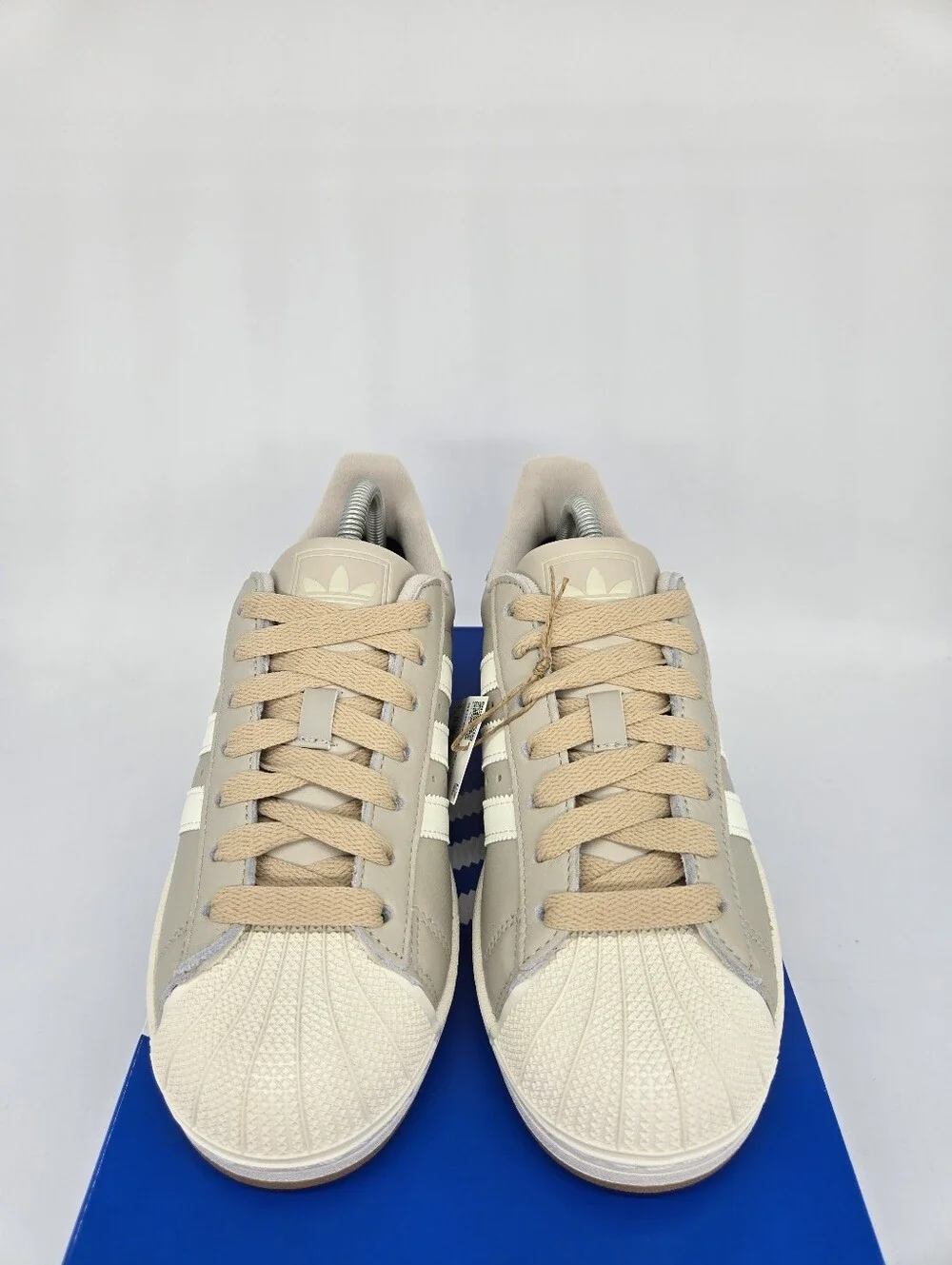 adidas Women's Superstar II Beige Off White Shoes Size 8